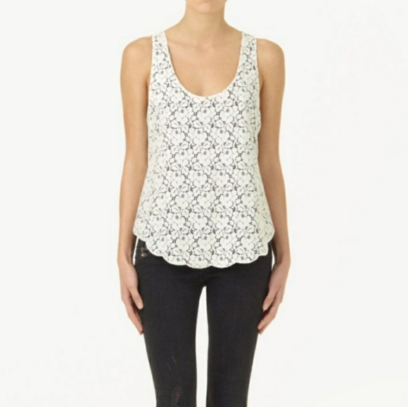 Like New Aritzia Talula Betty Lace Tank Top Blouse Small - Picture 1 of 5
